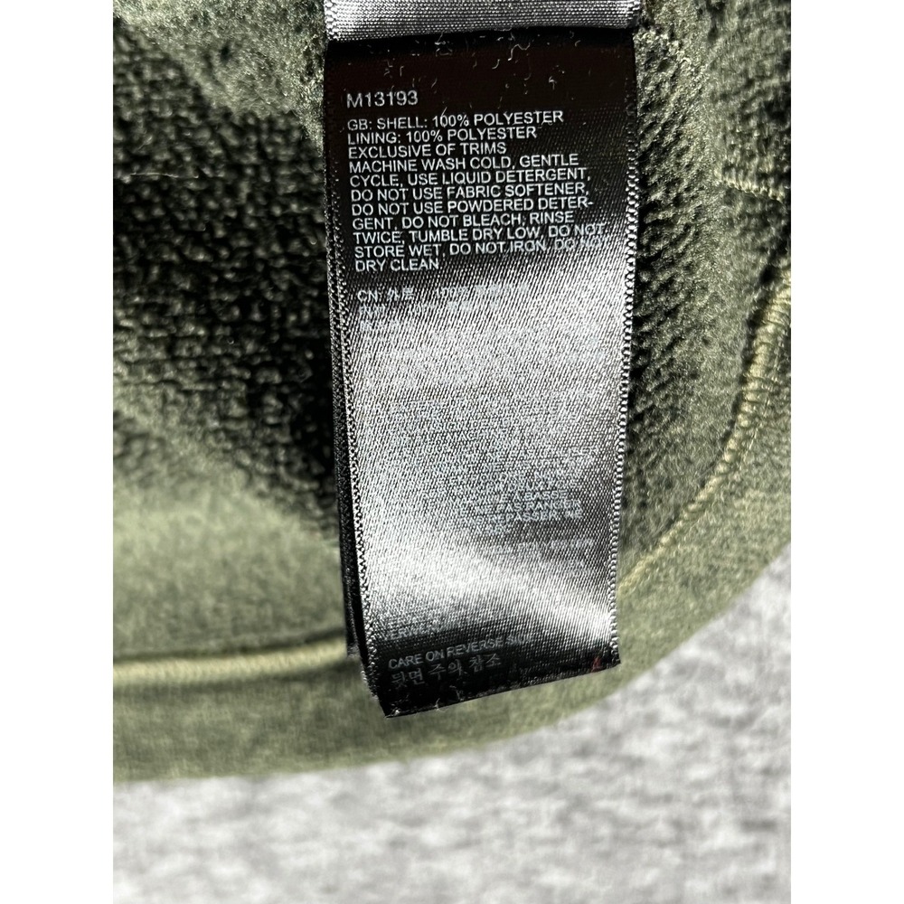 Marmot Mens Quarter Zip Fleece Pullover Olive Green Large L Heathered - Picture 4 of 9